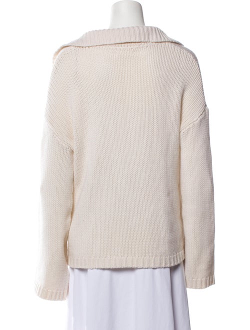 Sablyn Cashmere Plunge Neckline Sweater