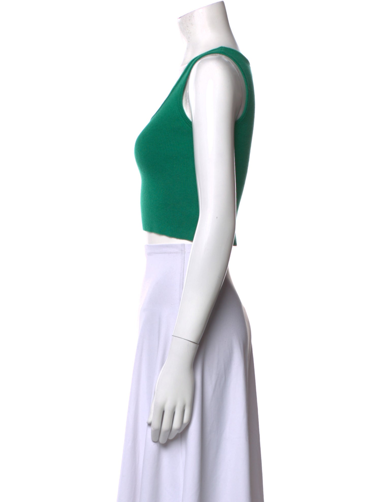 Sablyn Square Neckline Sleeveless Crop Top