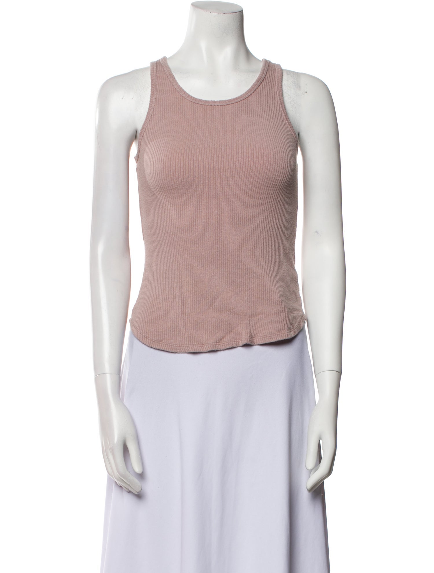 Sablyn Cashmere Scoop Neck Crop Top