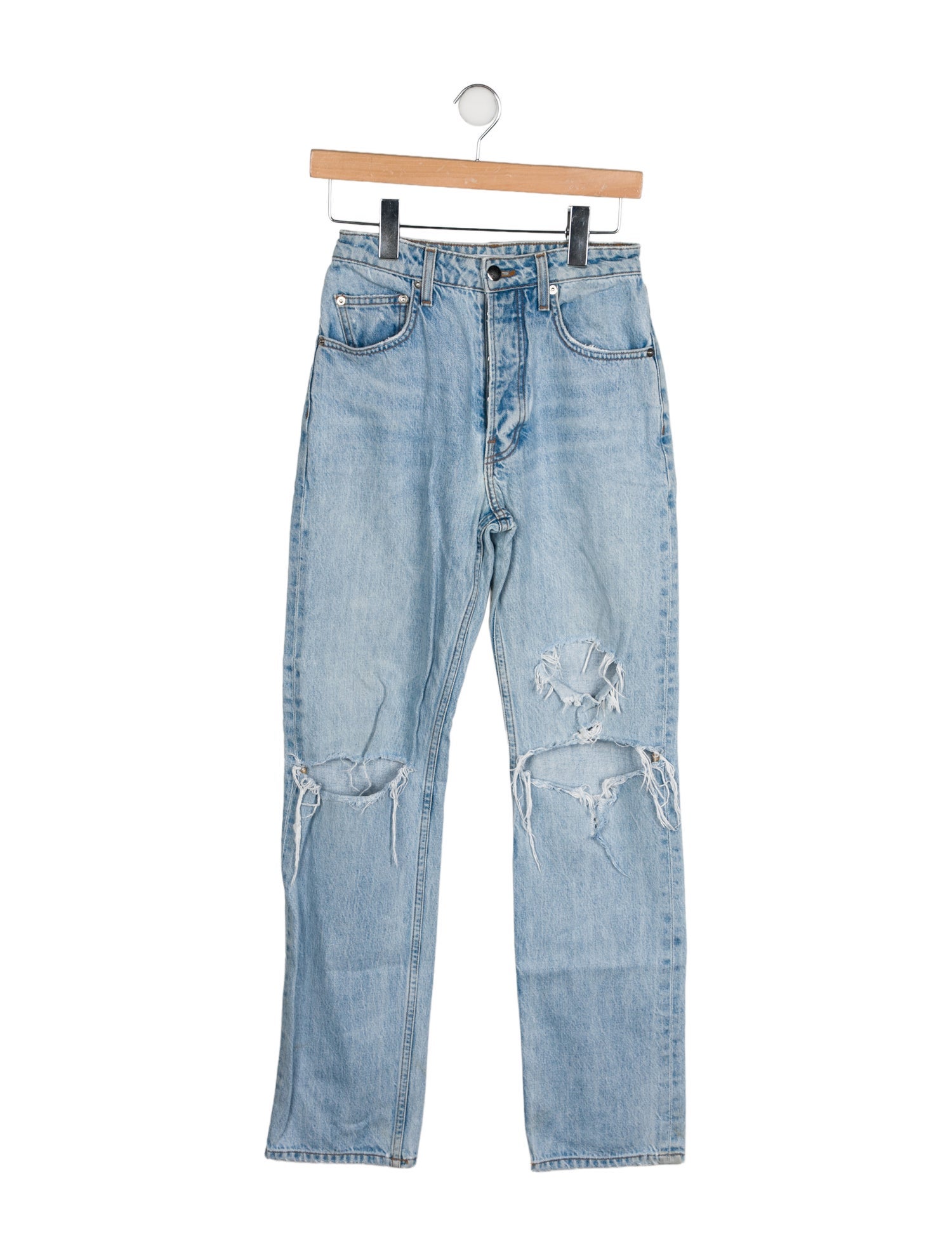 Sablyn High-Rise Straight Leg Jeans
