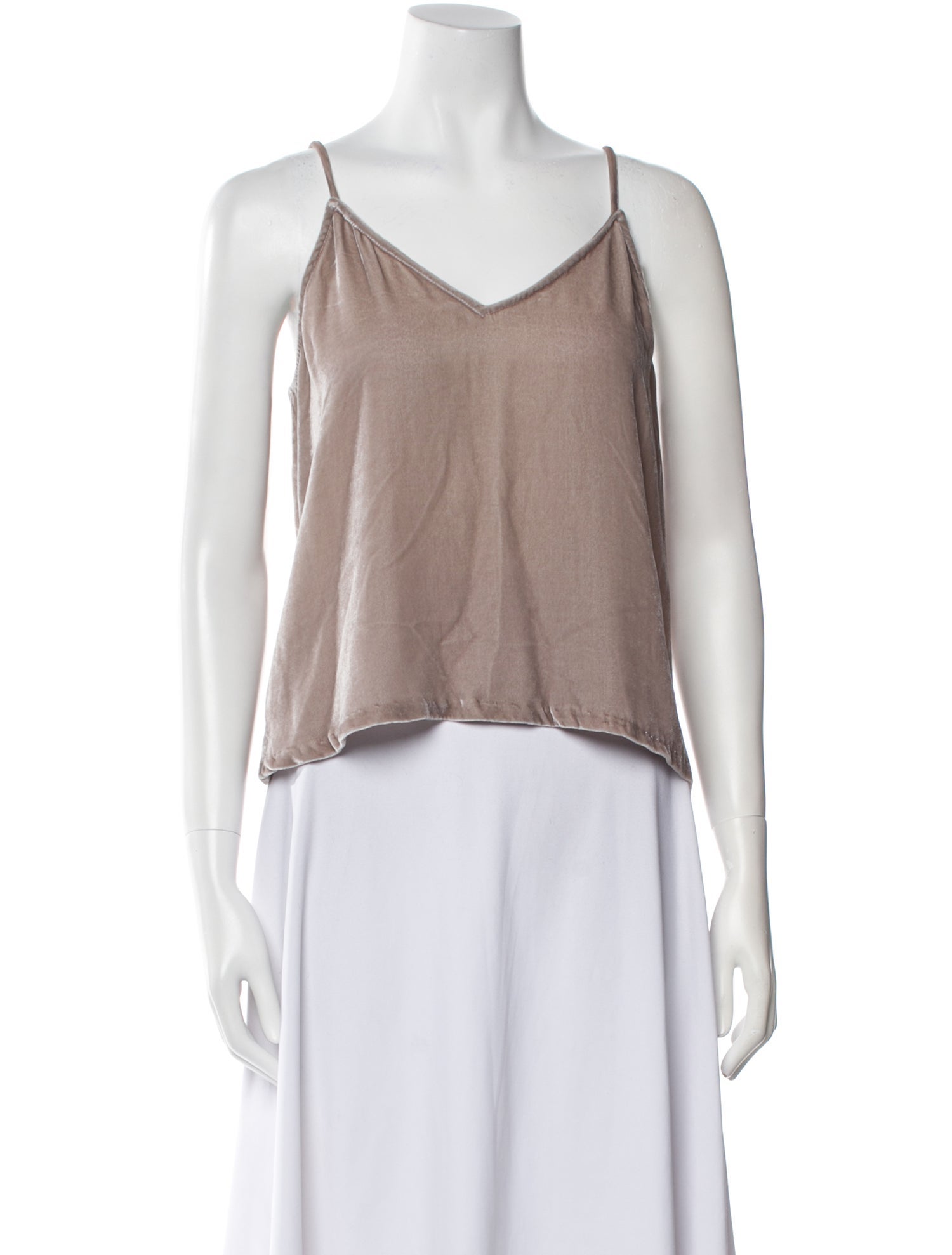 Sablyn V-Neck Sleeveless Crop Top