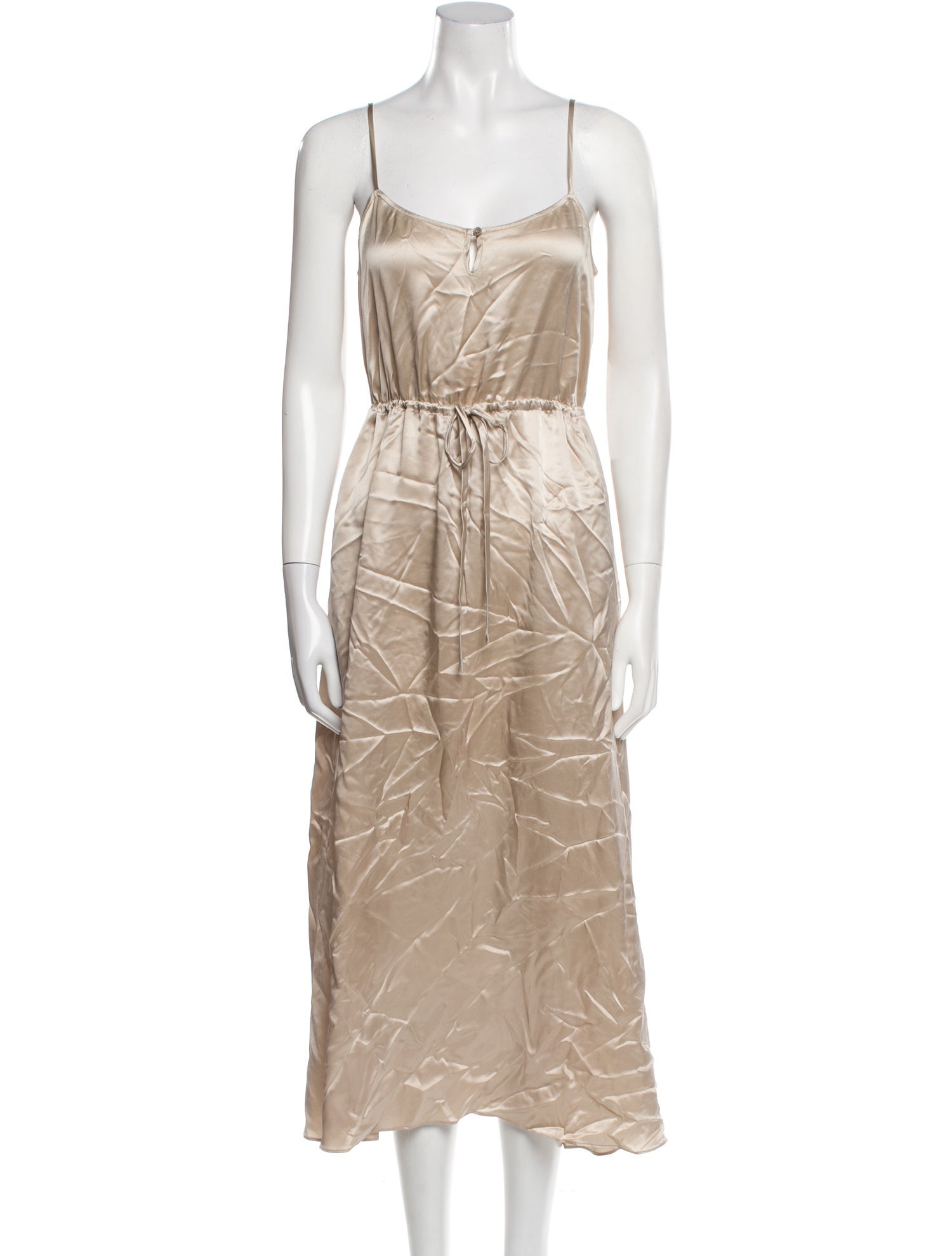 Sablyn Square Neckline Midi Length Dress