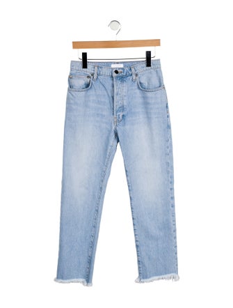 Sablyn Mid-Rise Straight Leg Jeans