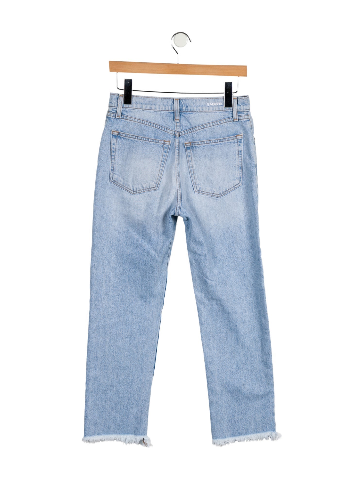 Sablyn Mid-Rise Straight Leg Jeans