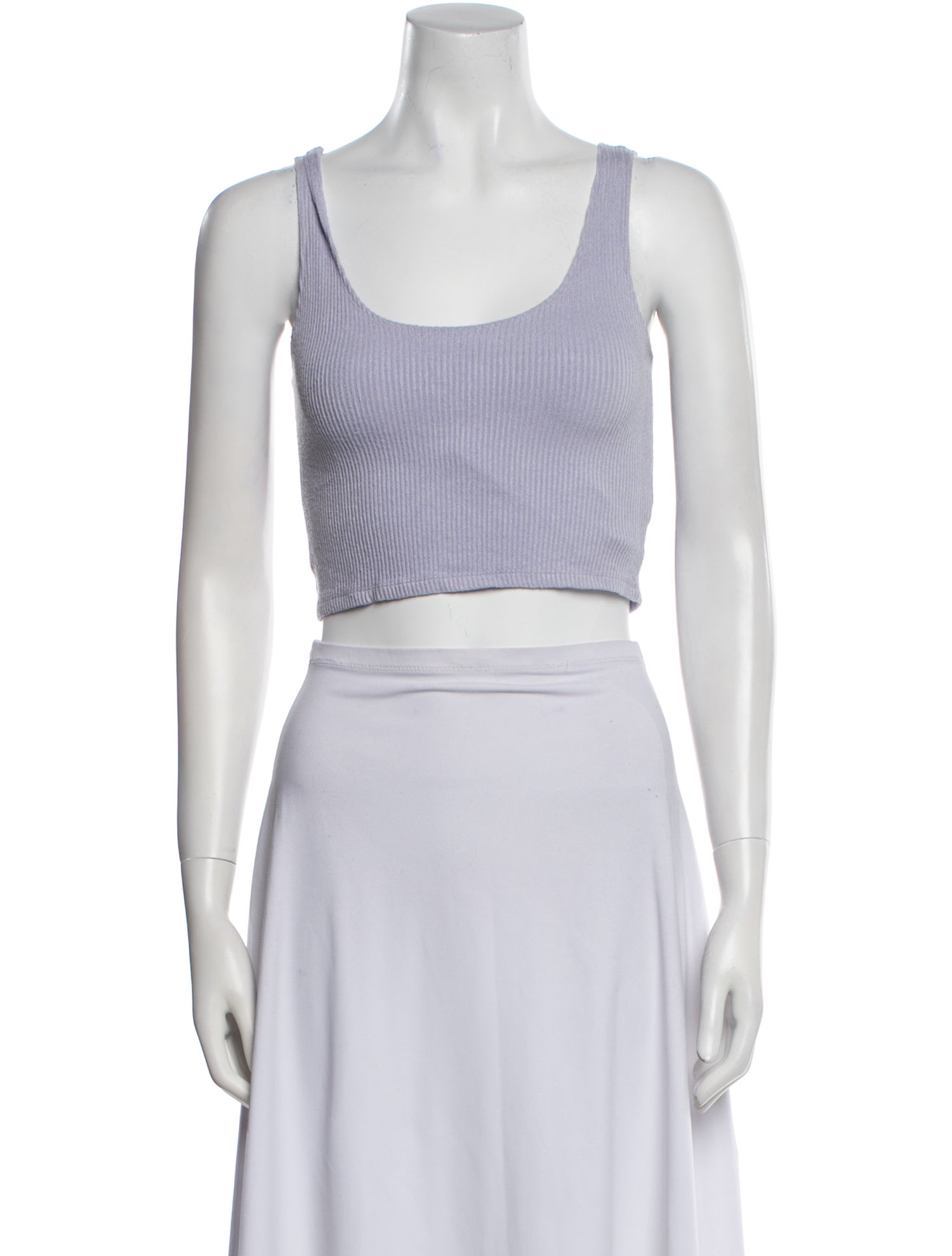 Sablyn Scoop Neck Sleeveless Crop Top