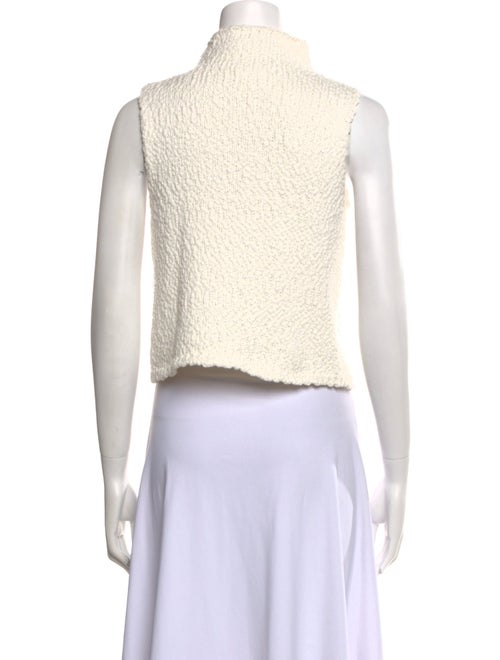 Sablyn Turtleneck Sleeveless Crop Top