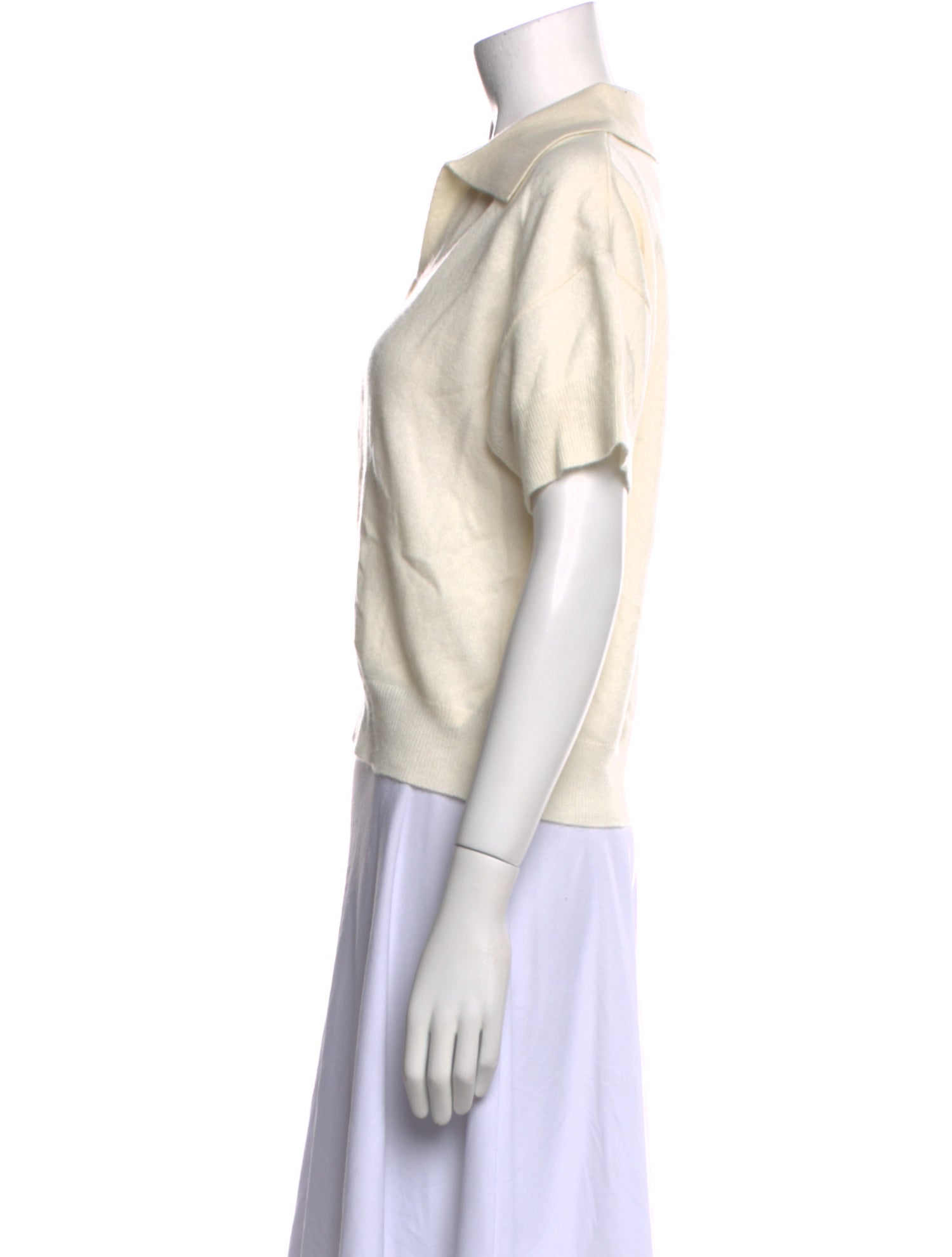 Sablyn Cashmere V-Neck Crop Top