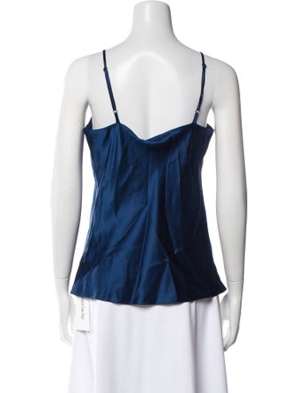 Sablyn Silk V-Neck Top