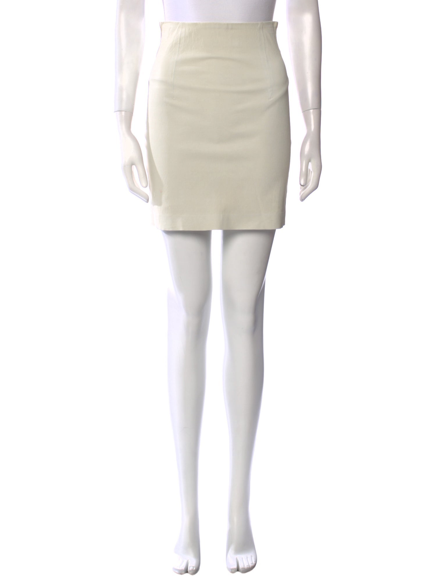 Sablyn Leather Mini Skirt