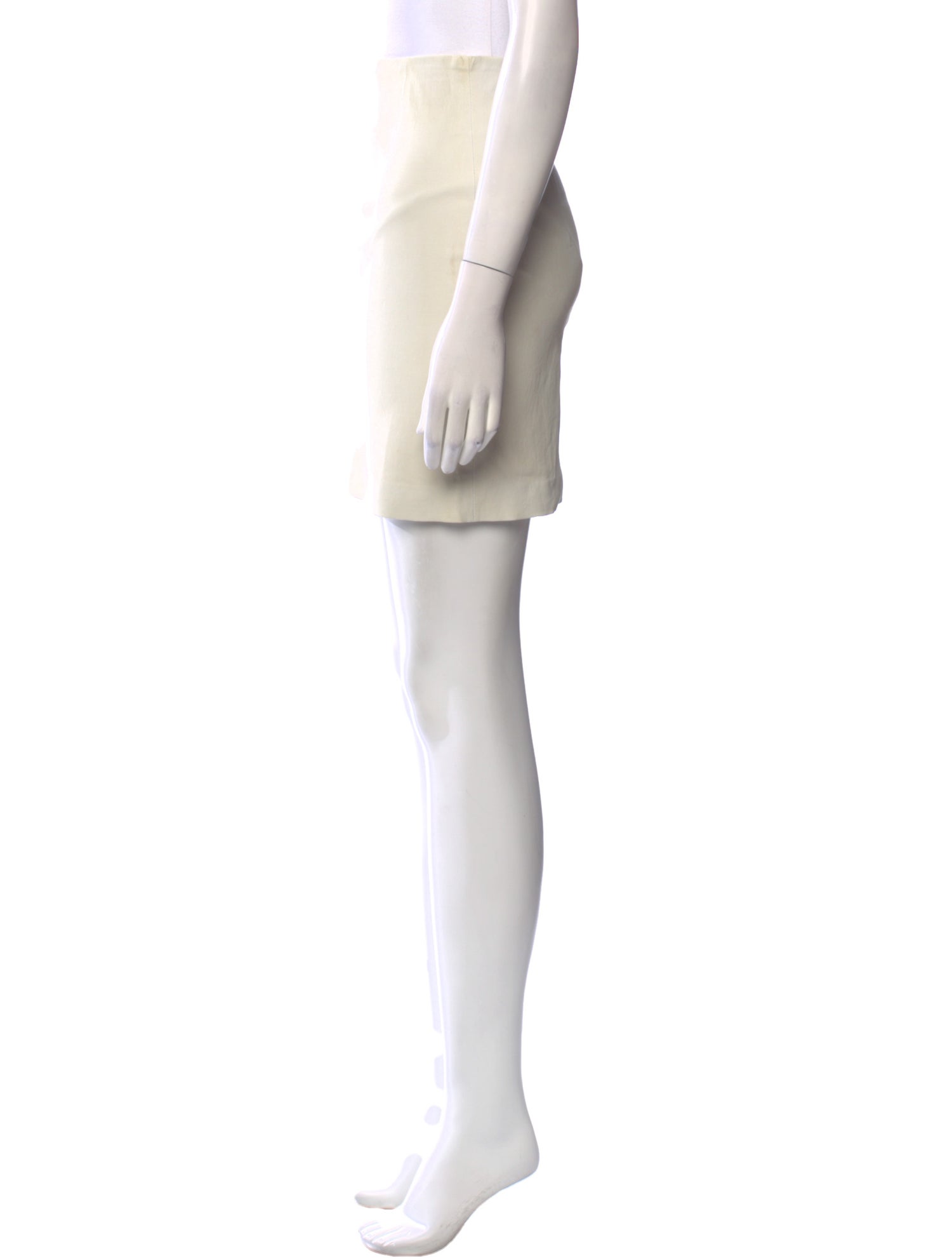 Sablyn Leather Mini Skirt