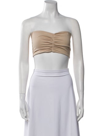 Sablyn Strapless Crop Top