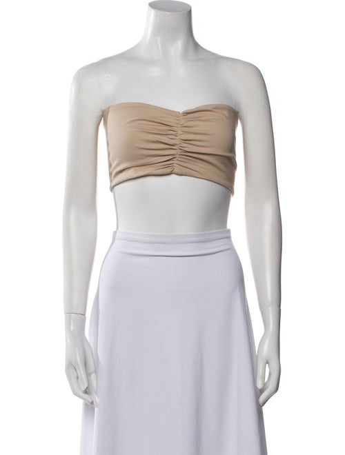 Sablyn Strapless Crop Top