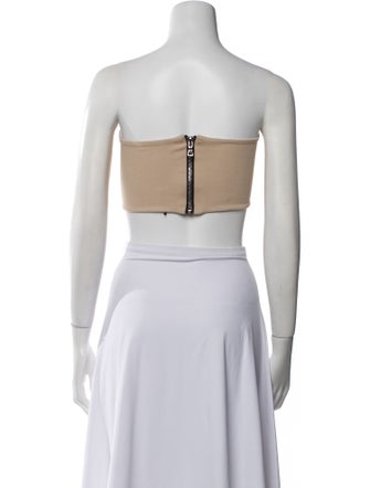 Sablyn Strapless Crop Top