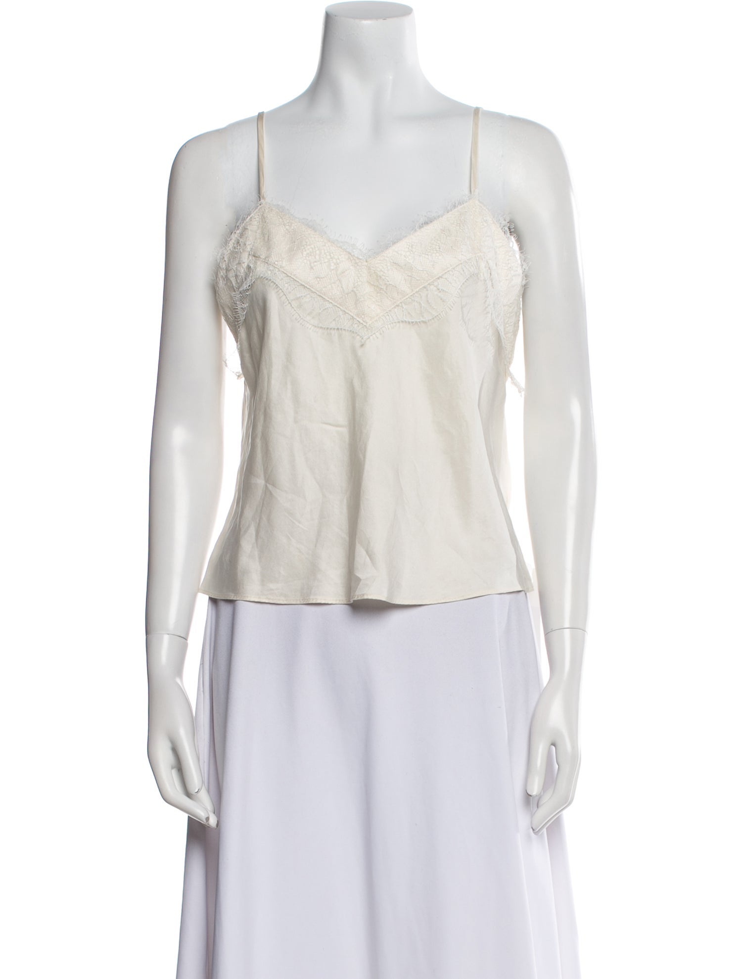 Sablyn Silk V-Neck Top