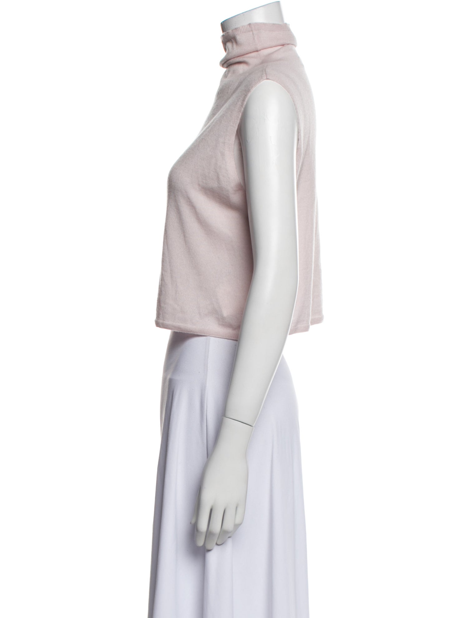 Sablyn Cashmere Turtleneck Crop Top