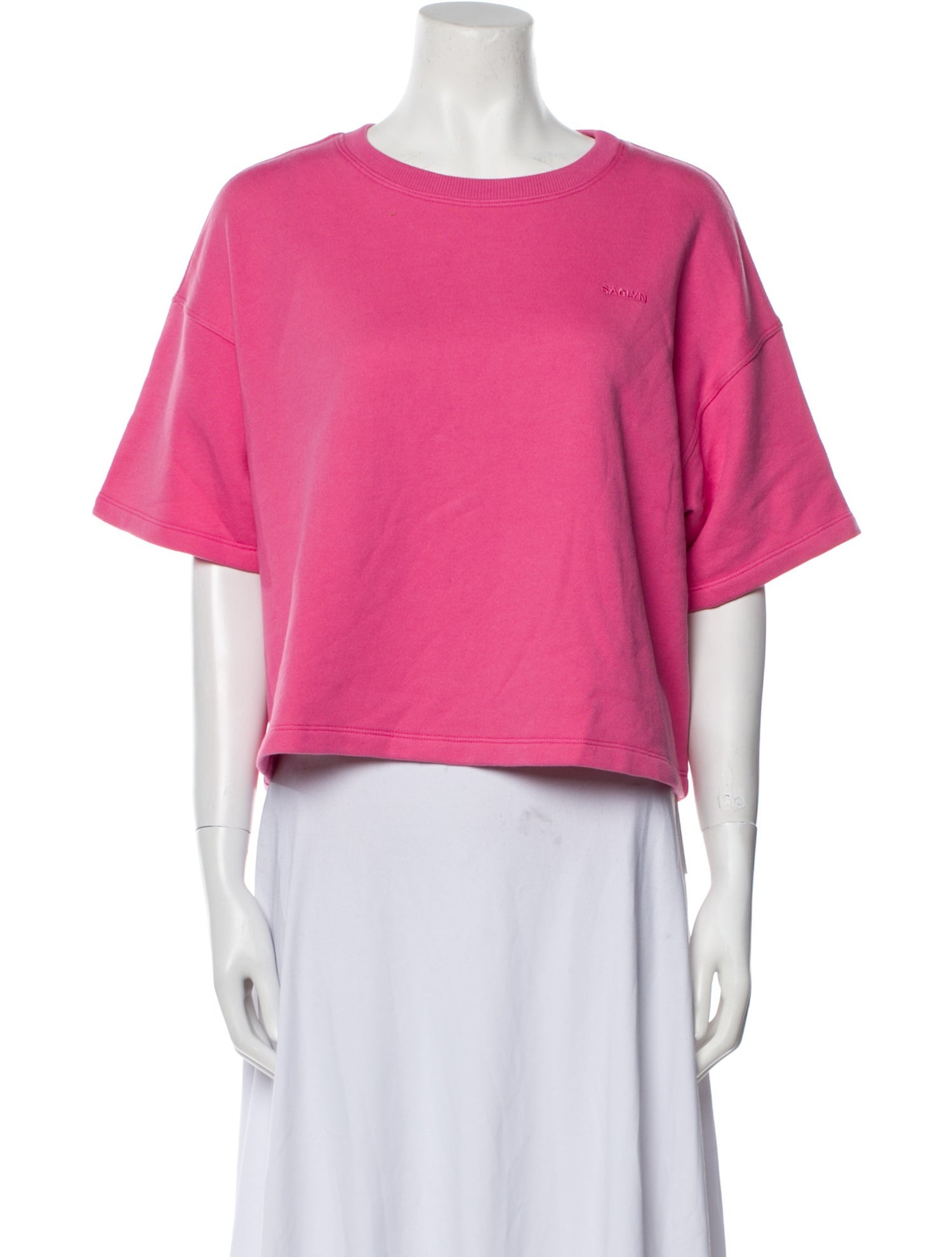 Sablyn Bateau Neckline Short Sleeve T-Shirt