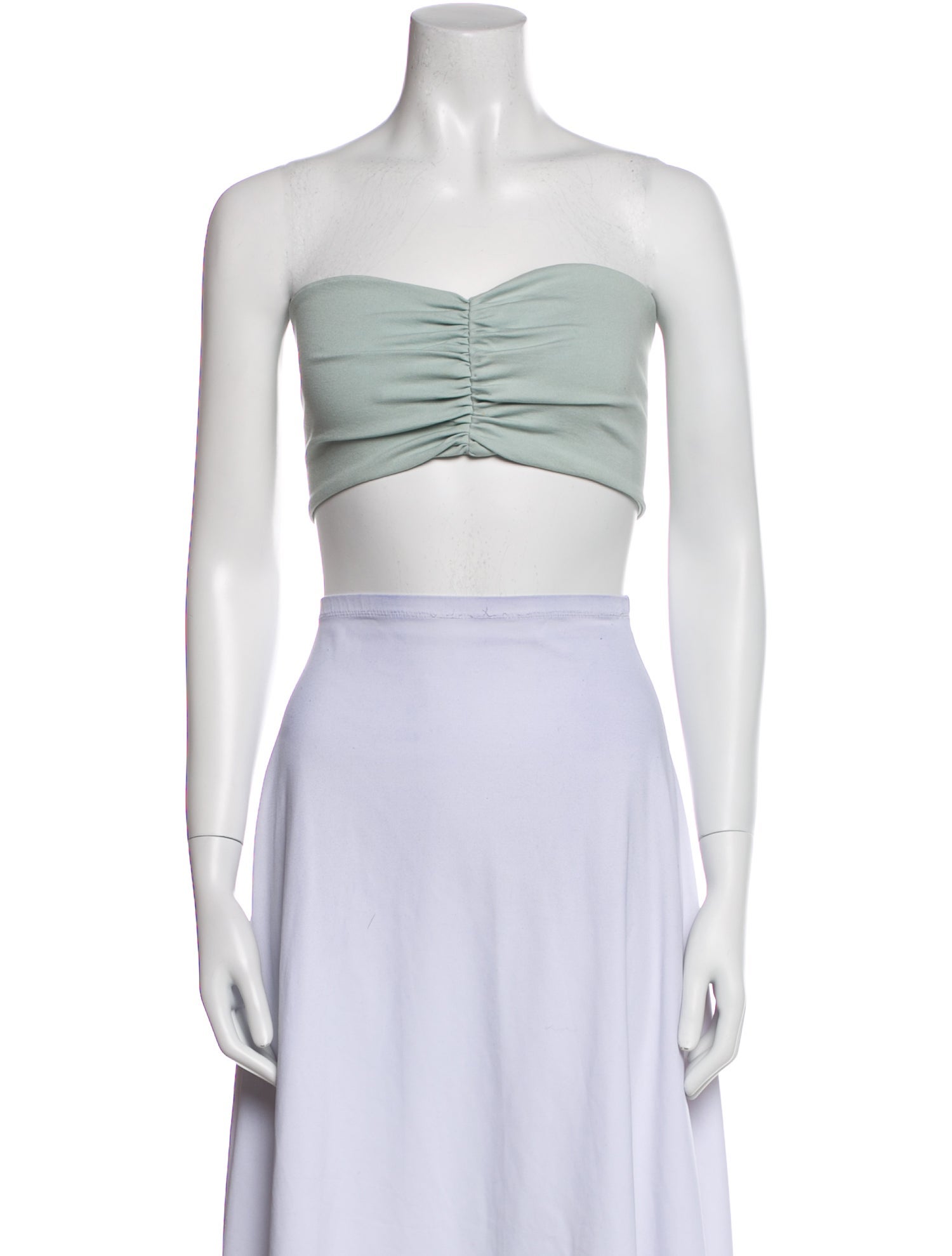Sablyn Strapless Crop Top