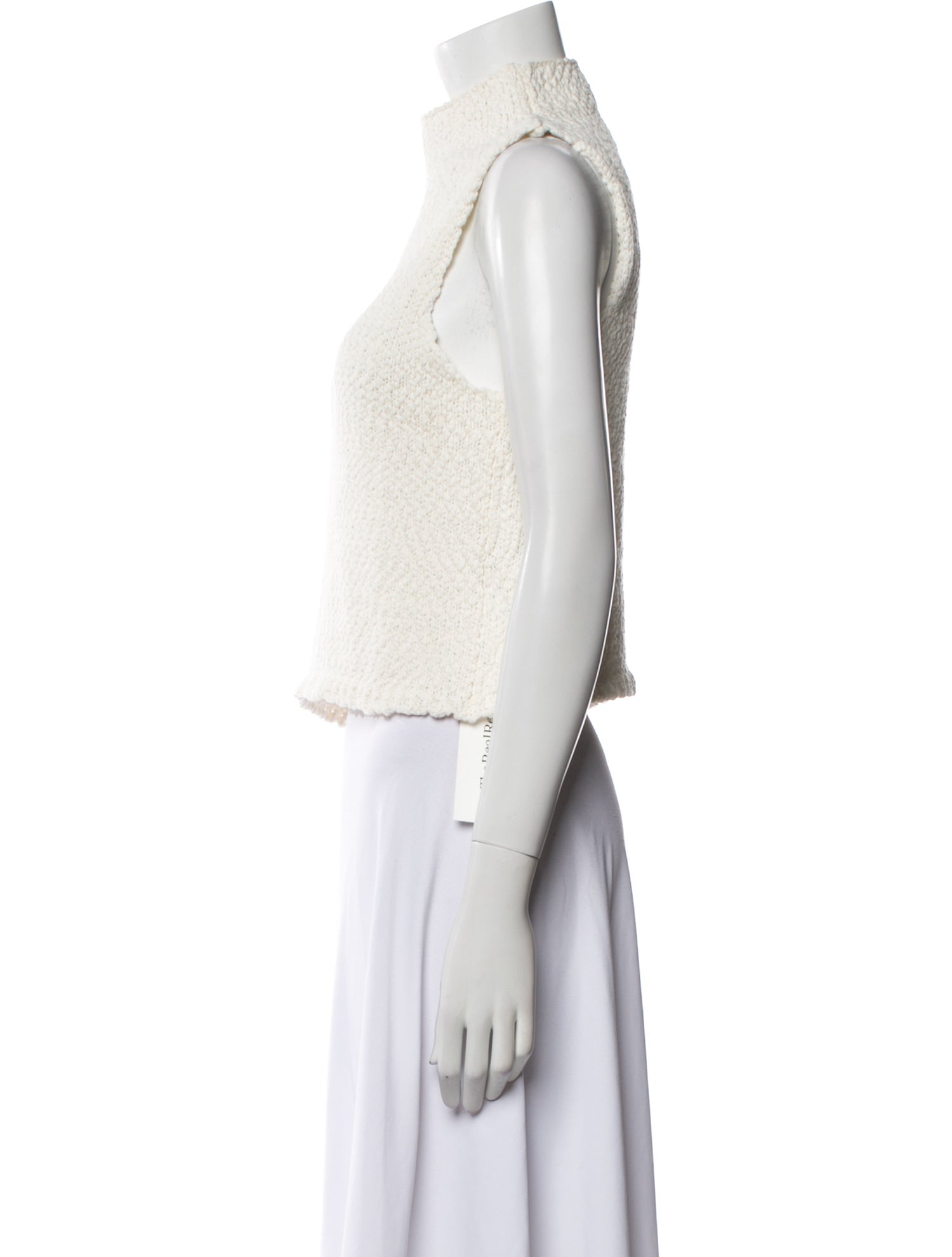 Sablyn Mock Neck Sleeveless Crop Top