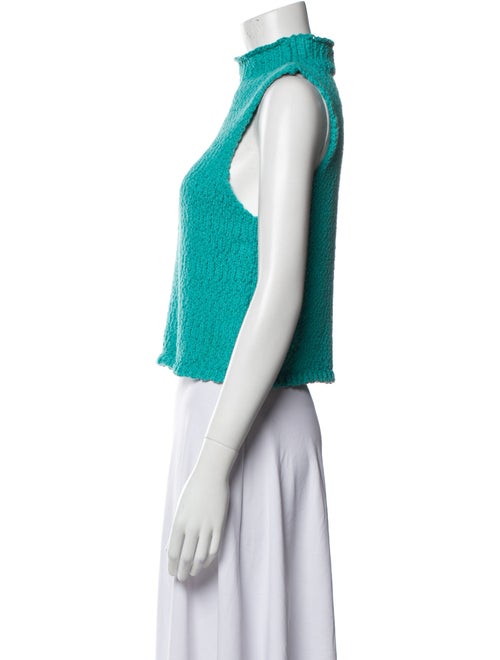 Sablyn Mock Neck Sleeveless Crop Top