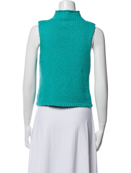 Sablyn Mock Neck Sleeveless Crop Top