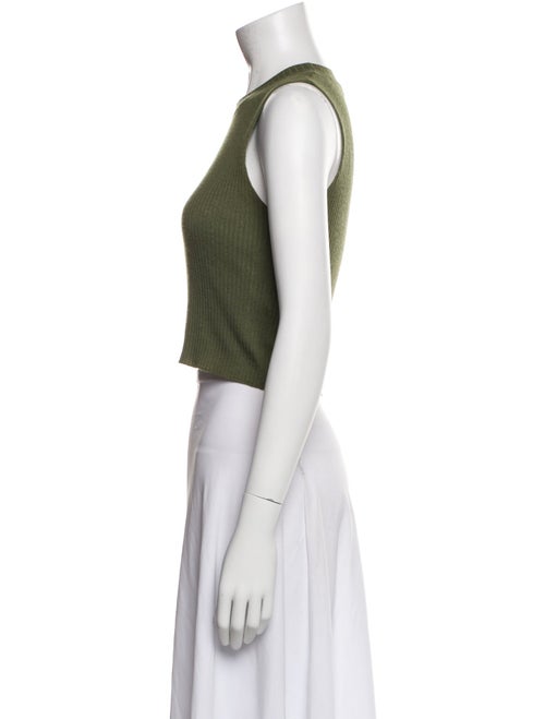 Sablyn Cashmere Crew Neck Crop Top