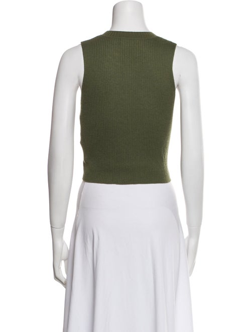 Sablyn Cashmere Crew Neck Crop Top