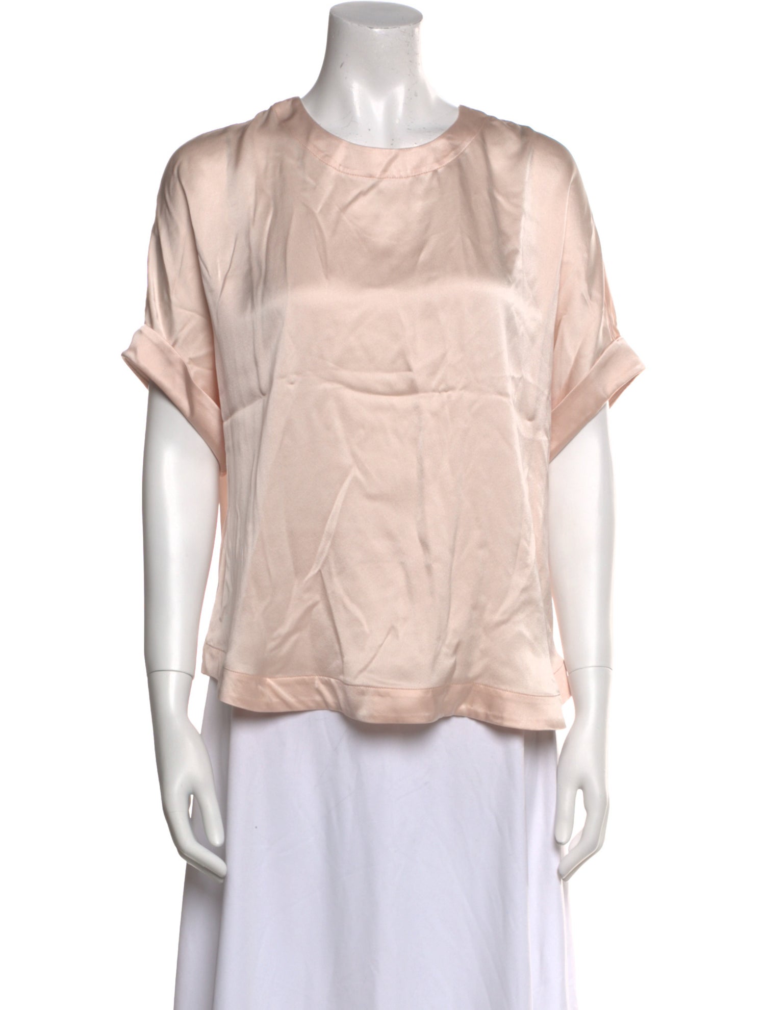 Sablyn Silk Crew Neck Blouse