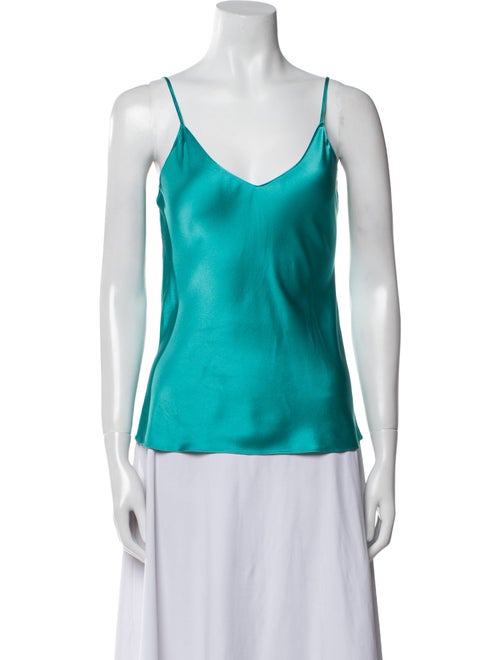 Sablyn Silk V-Neck Top