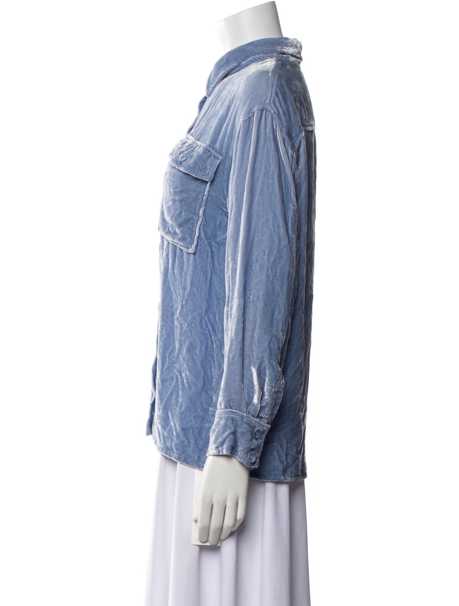 Sablyn Long Sleeve Button-Up Top