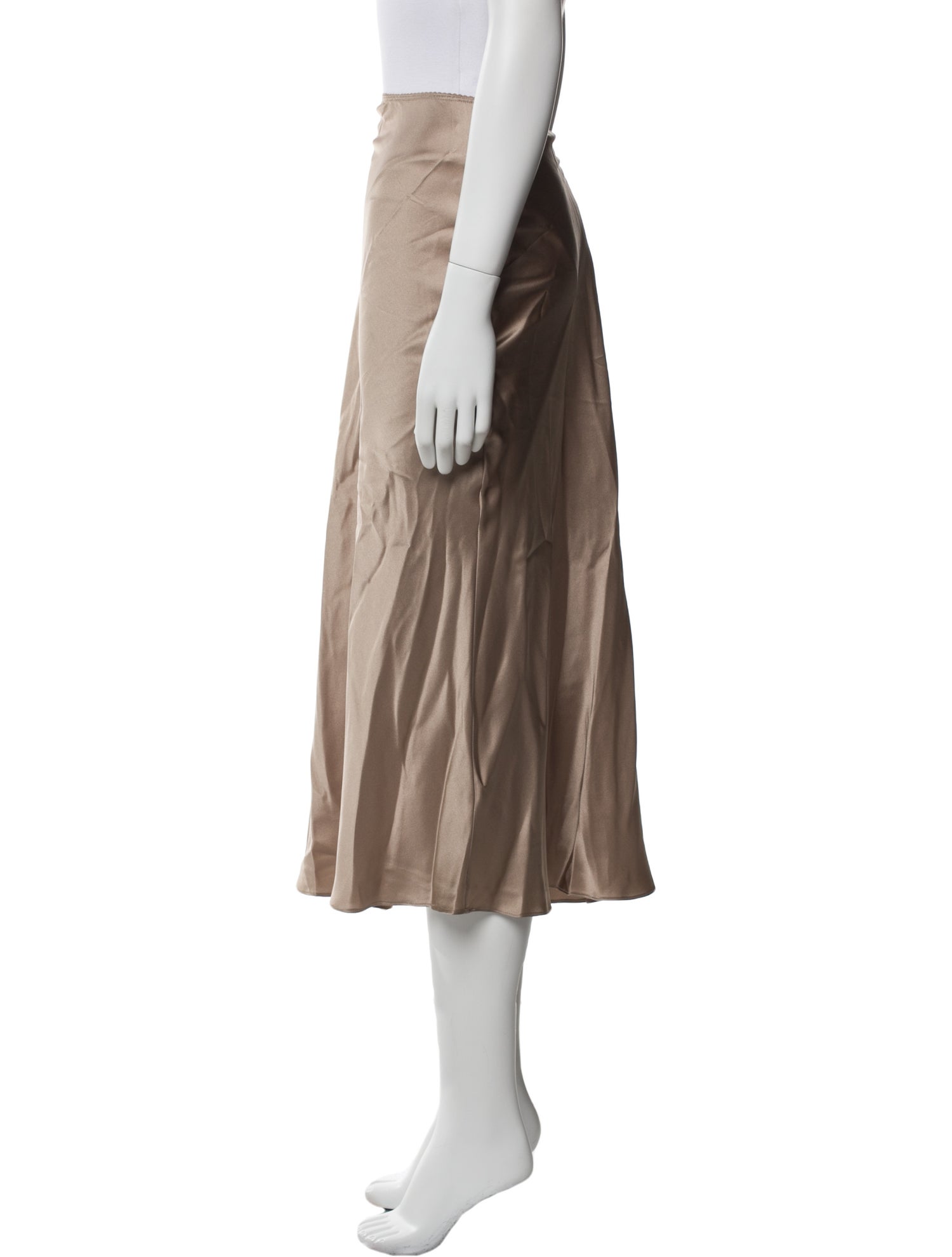 Sablyn Silk Midi Length Skirt