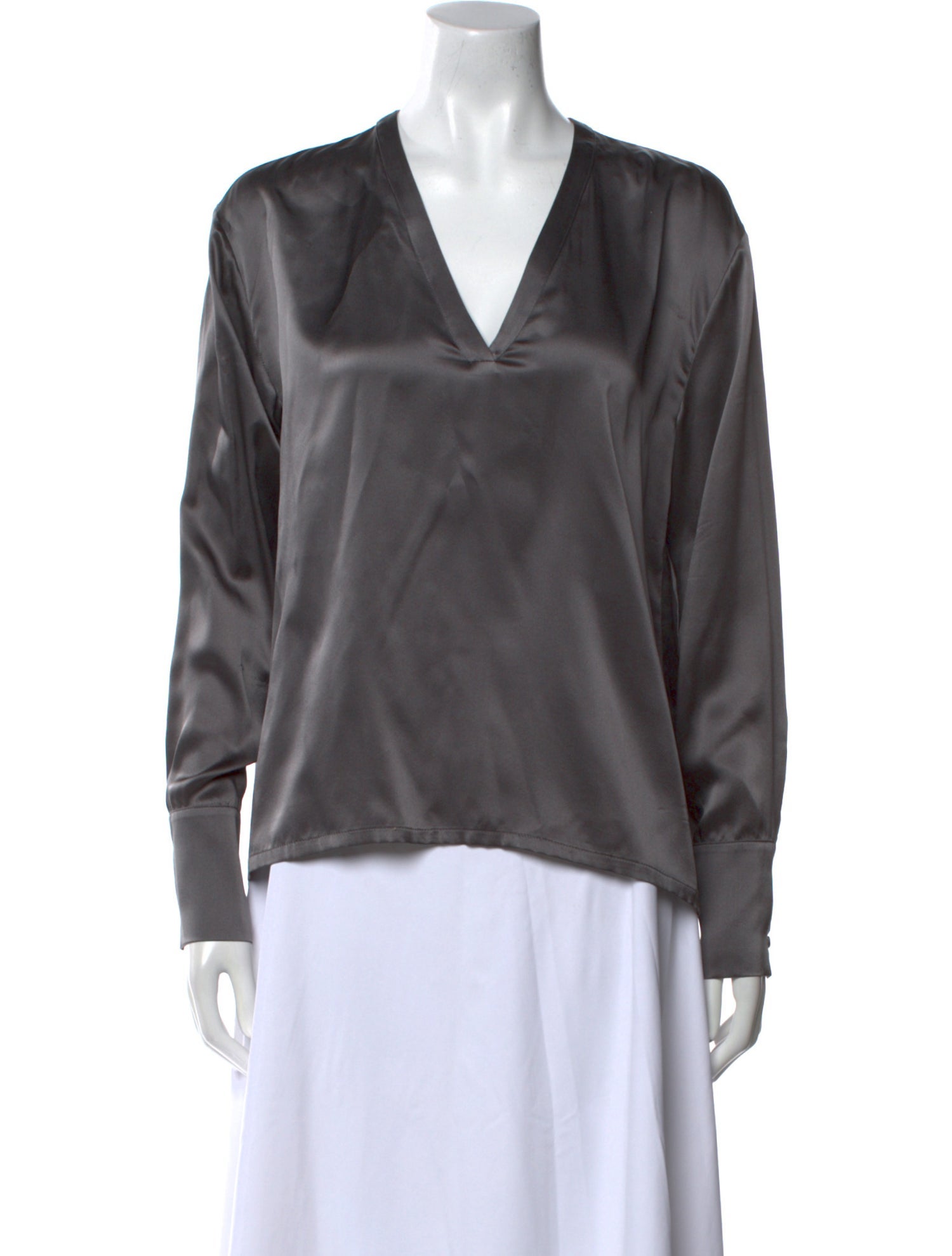 Sablyn Silk V-Neck Blouse