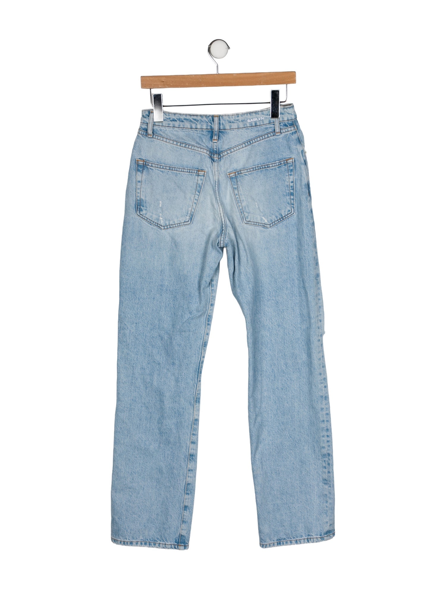 Sablyn High-Rise Straight Leg Jeans