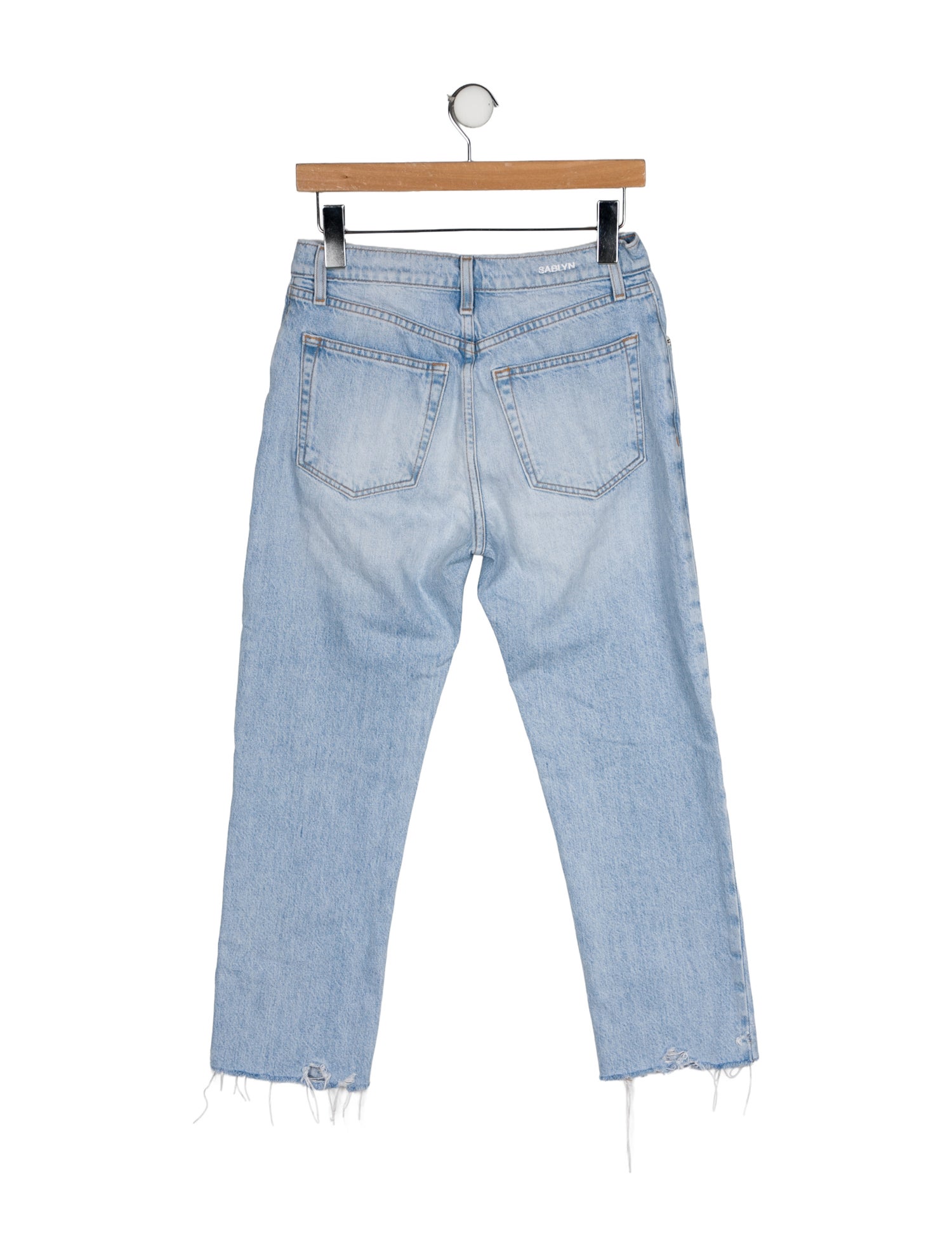 Sablyn Mid-Rise Straight Leg Jeans