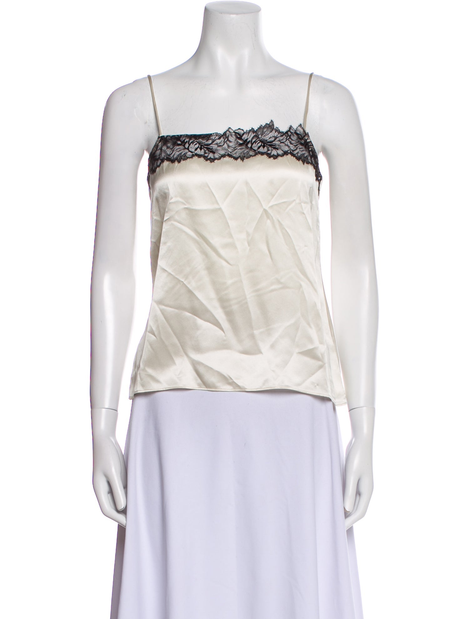 Sablyn Silk Square Neckline Top