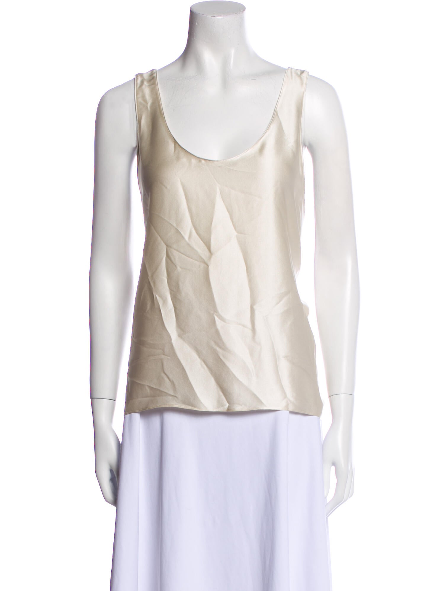 Sablyn Silk Scoop Neck Top w/ Tags