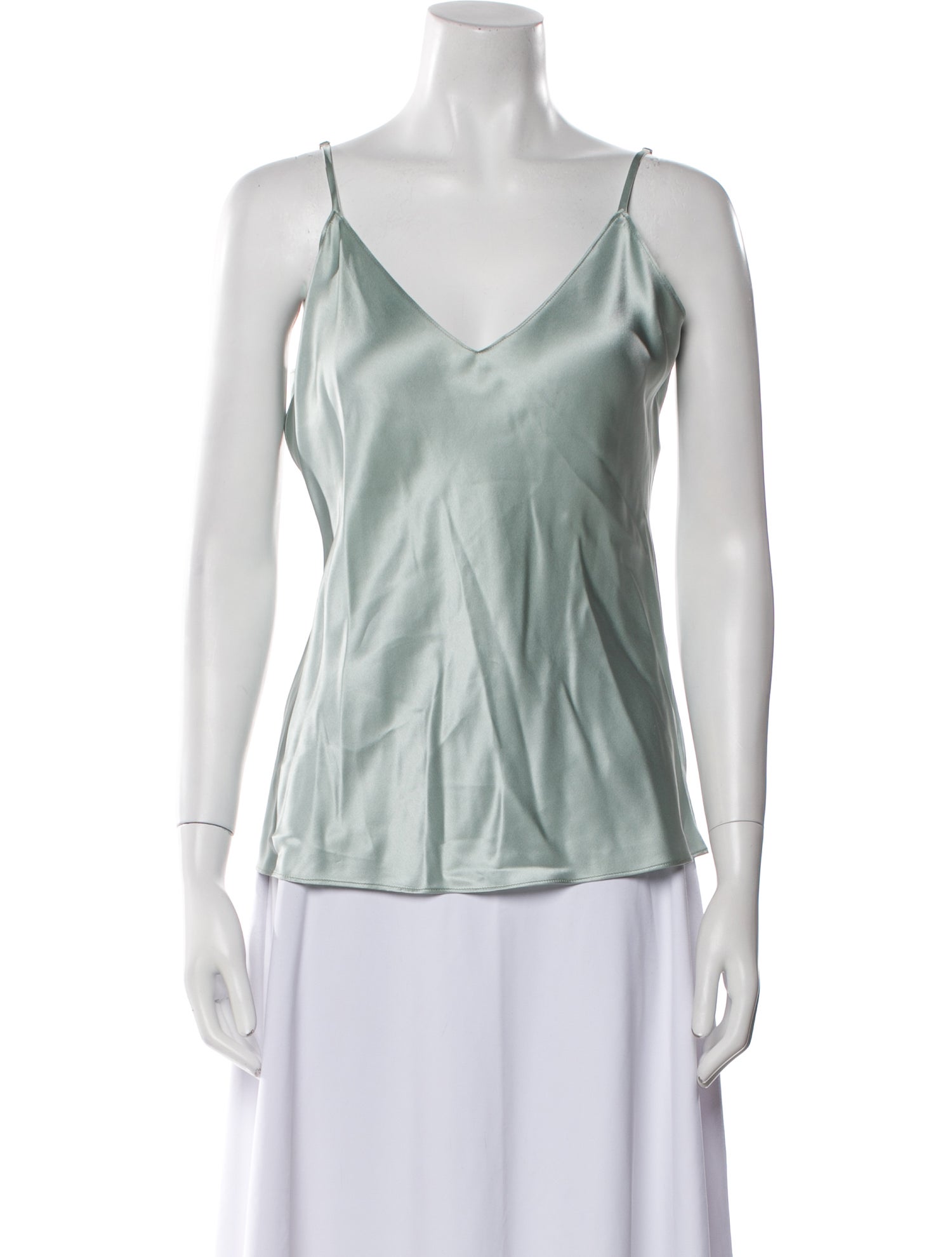 Sablyn Silk V-Neck Top