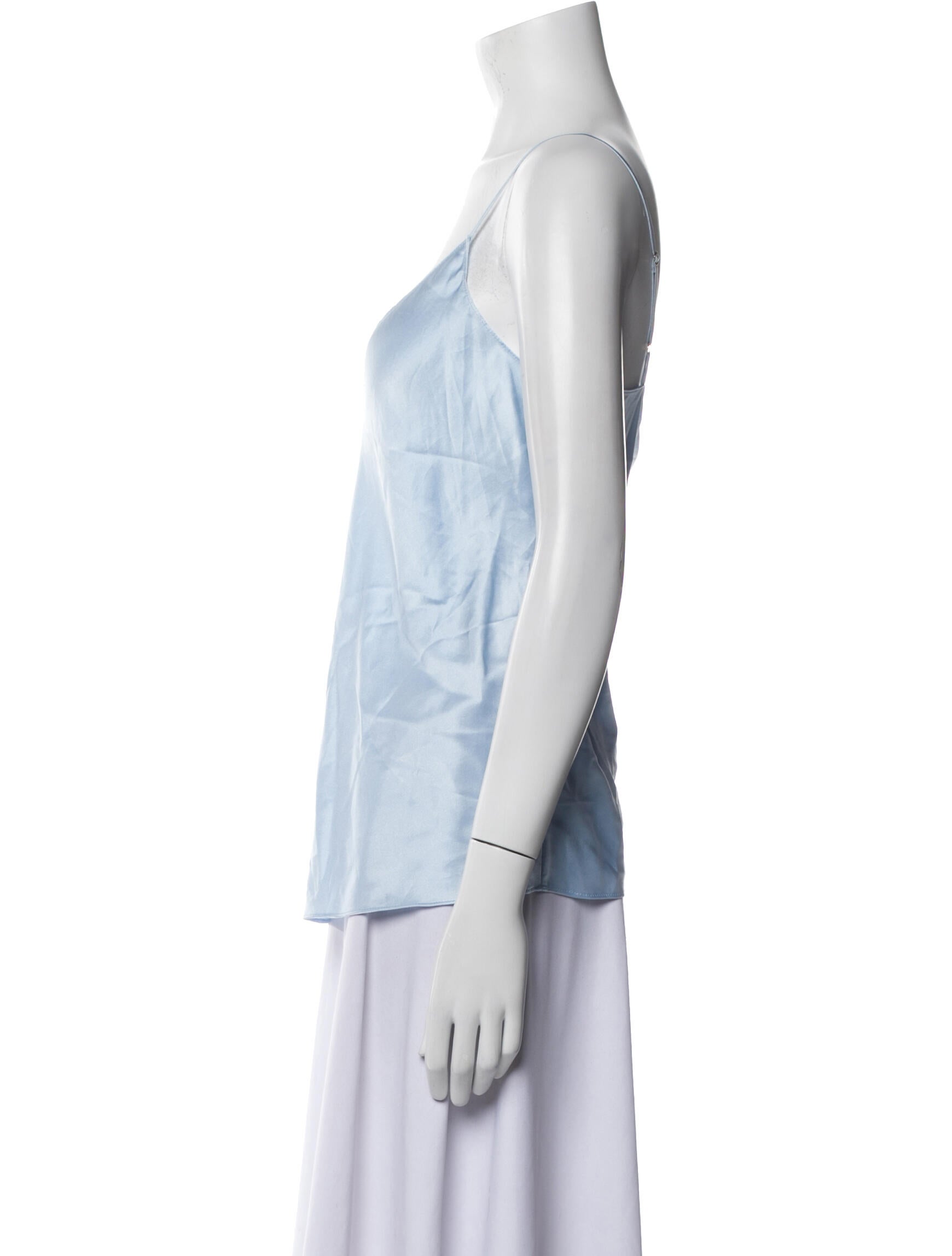 Sablyn Silk V-Neck Top