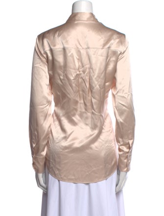 Sablyn Silk Long Sleeve Button-Up Top