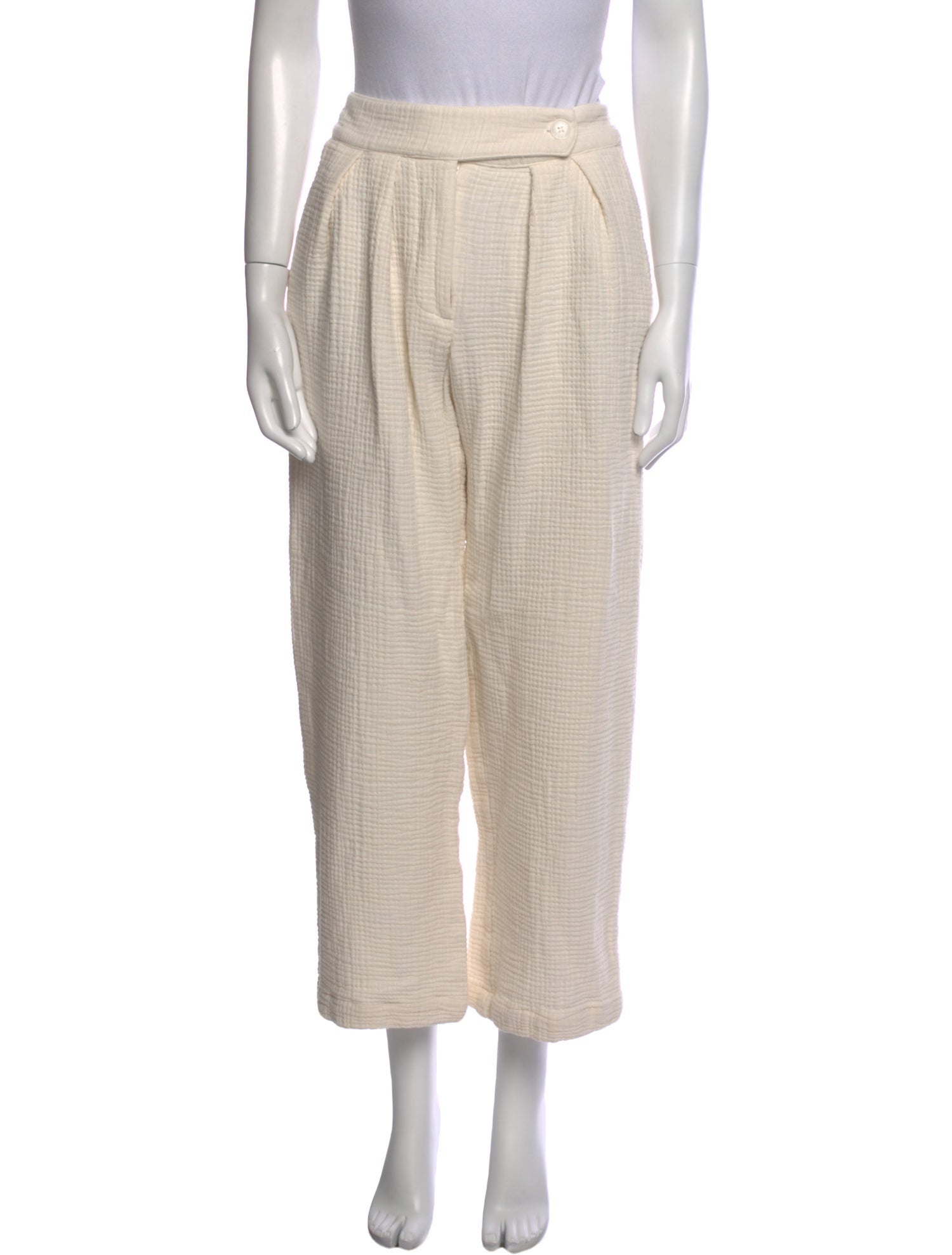 Sablyn Plaid Print Wide Leg Pants