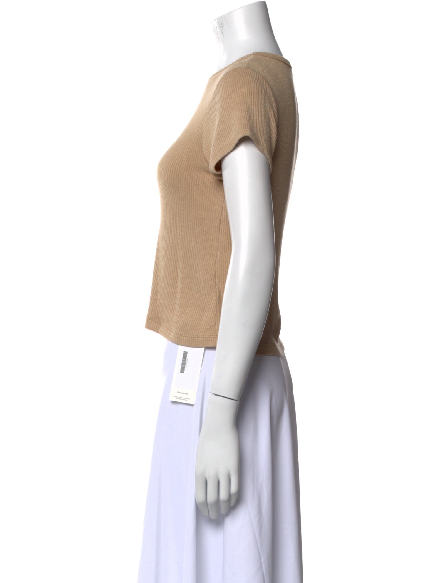 Sablyn Crew Neck Short Sleeve Crop Top