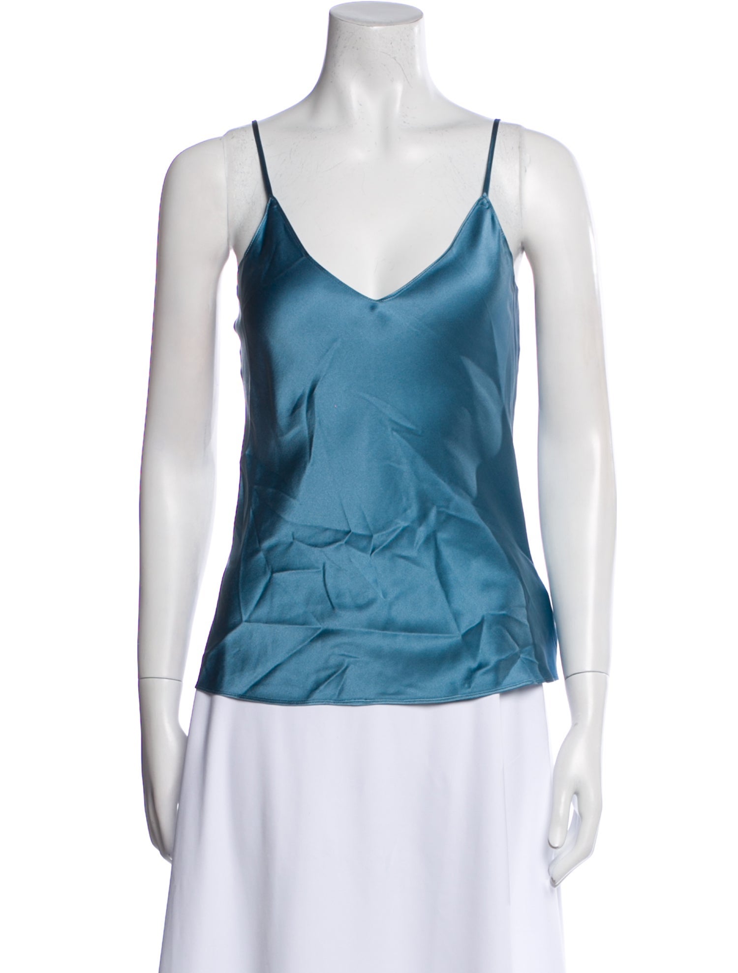 Sablyn Silk V-Neck Top