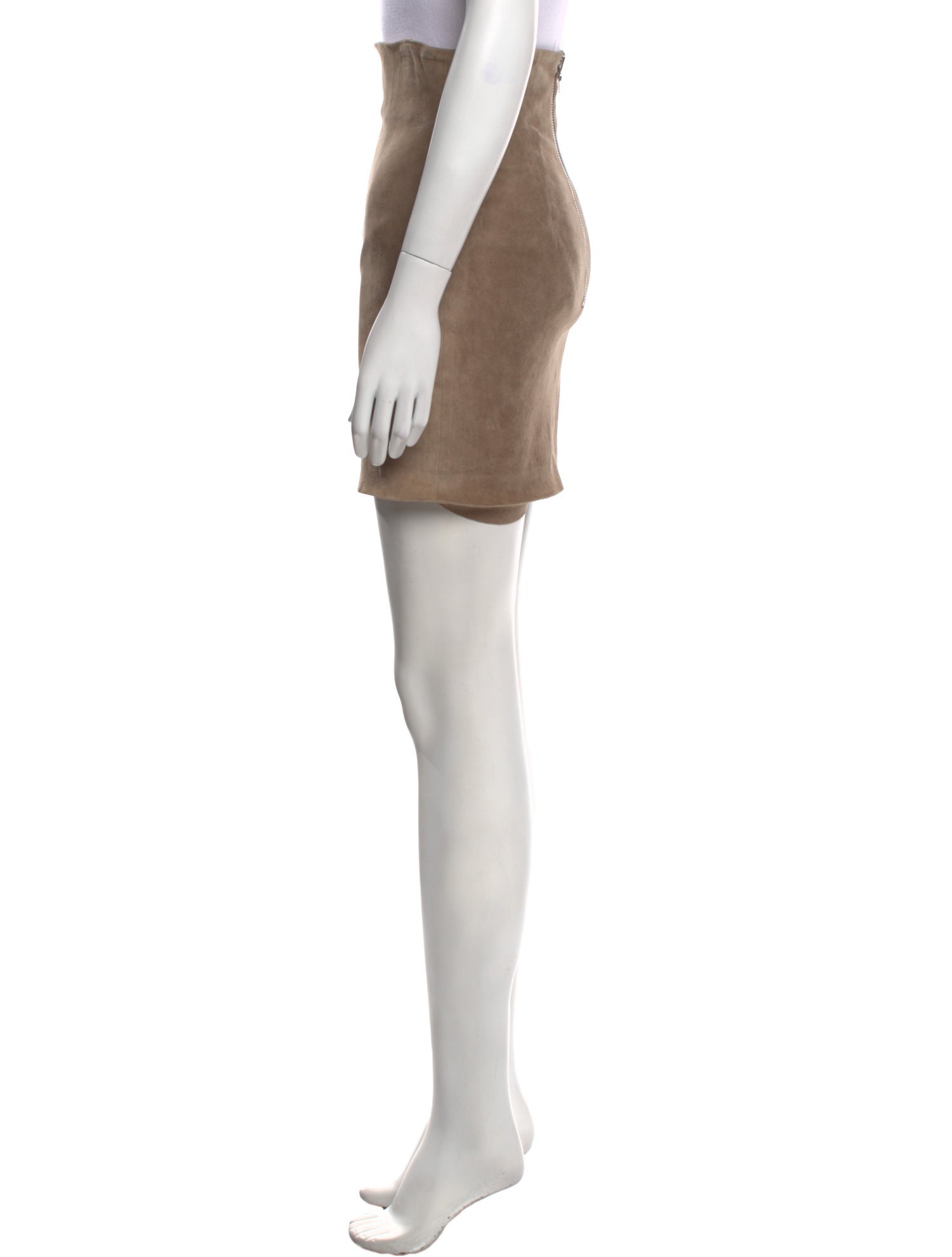 Sablyn Leather Mini Skirt