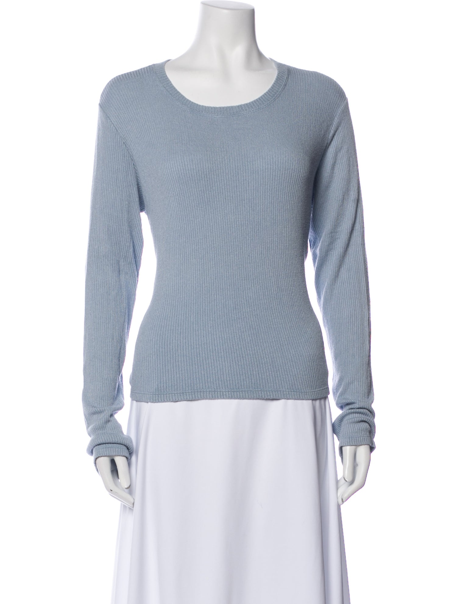 Sablyn Scoop Neck Long Sleeve Top