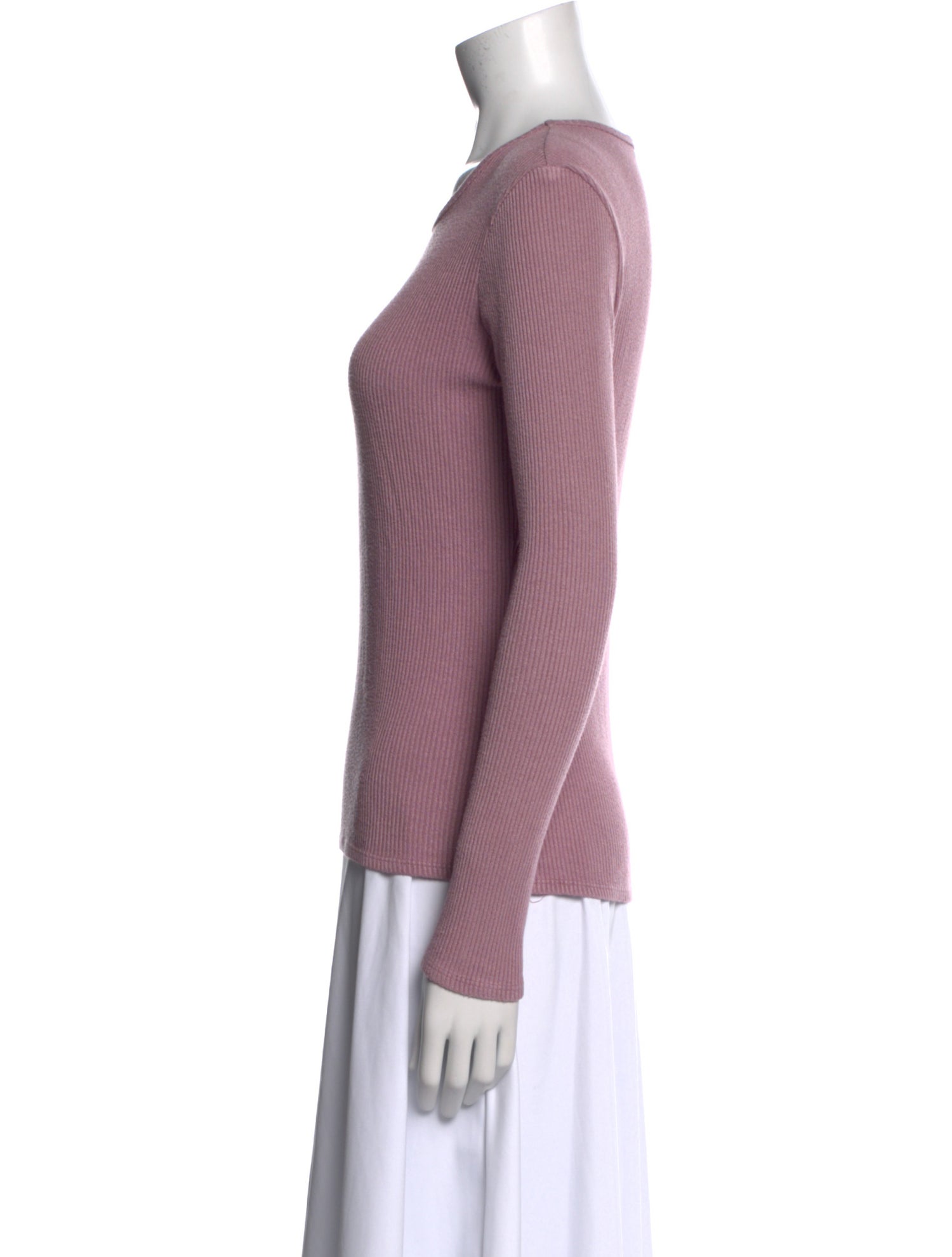 Sablyn Crew Neck Long Sleeve Top