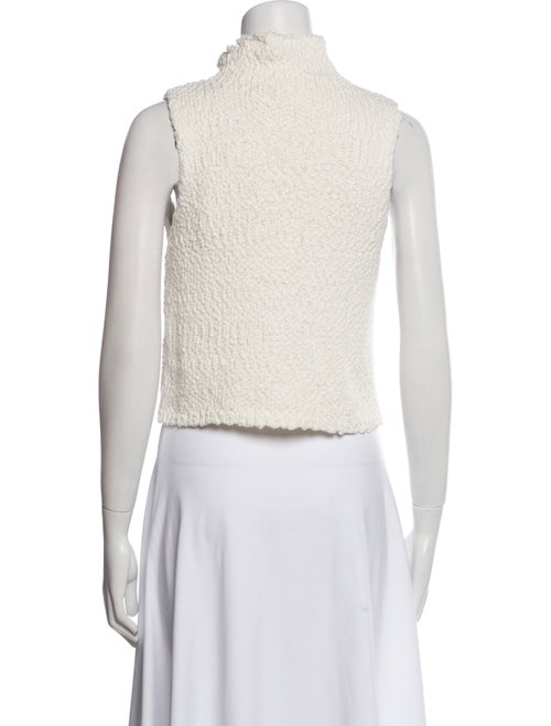 Sablyn Turtleneck Sleeveless Crop Top