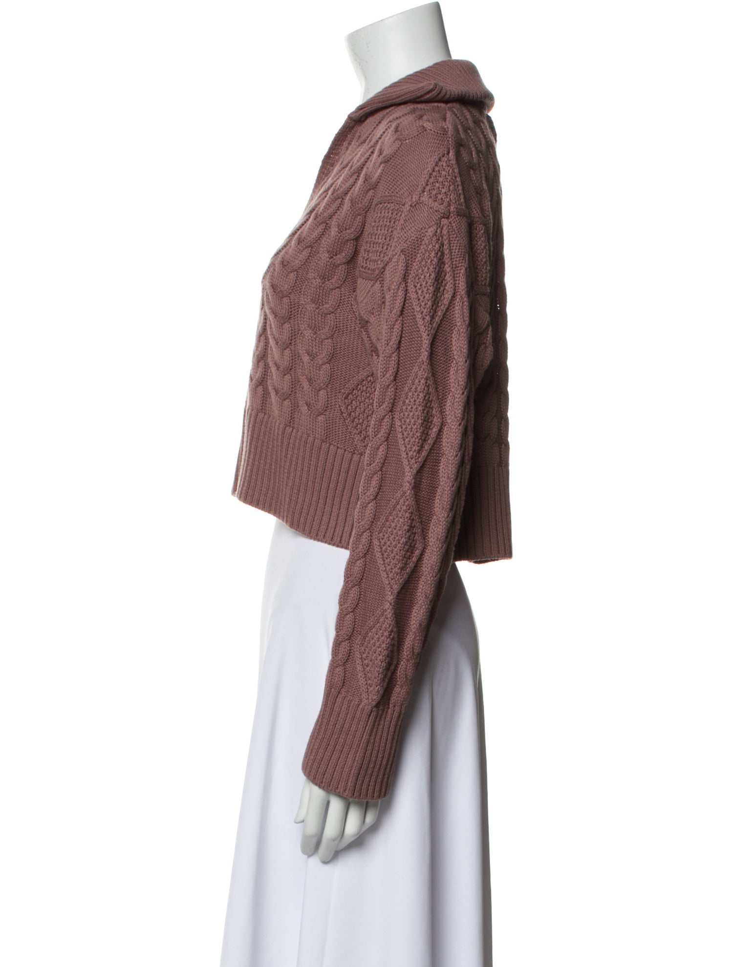 Sablyn Printed V-Neck Sweater