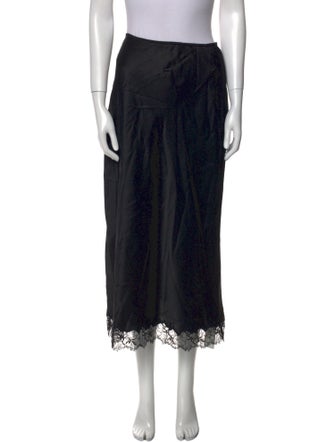 Sablyn Silk Midi Length Skirt