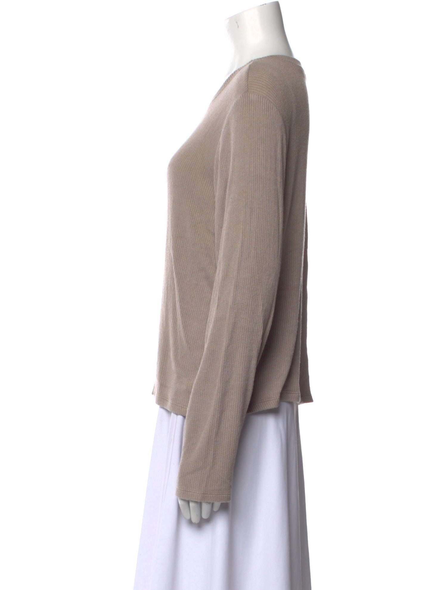 Sablyn Scoop Neck Long Sleeve Top