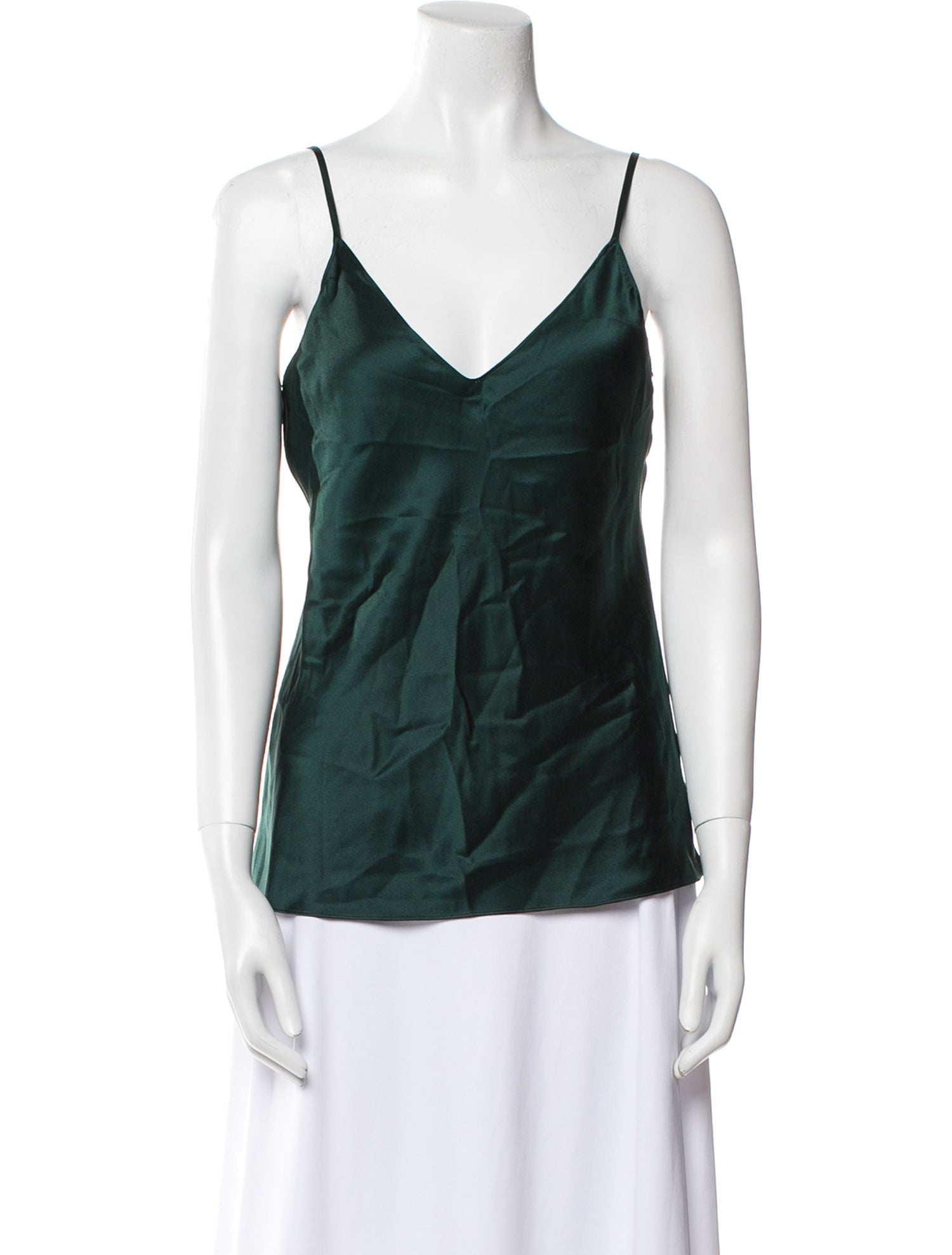 Sablyn Silk V-Neck Top