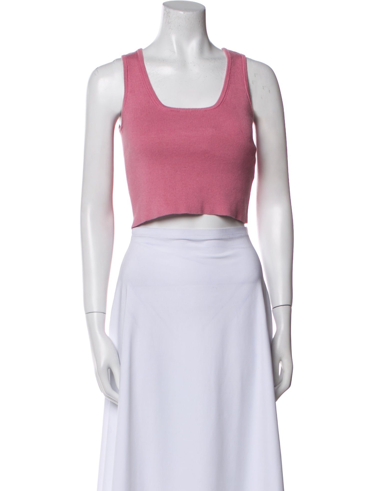 Sablyn Square Neckline Sleeveless Crop Top